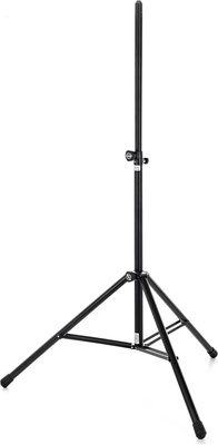 K&M 21463, pneumatisches Lautsprecherstativ mit interner Gasdruckfeder, bis zu 25 Kg Hubkraft, Höhenvertellung ohne körperliche Anstrengung, schwarzes