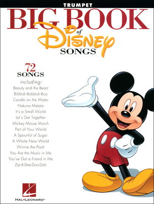 Hal Leonard Big Book Of Disney Trumpet natų knyga trimitui