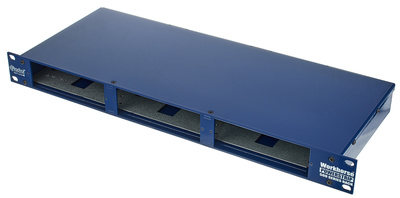 PowerStrip 19"" 1 HE 3-Slot Einschubrahmen für System 500 Module, pro Eingangskanal Input (XLR und Klinke), Output (XLR und