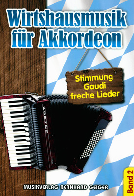 Musikverlag Geiger Wirtshausmusik 2 akordeono natų knyga