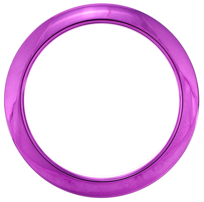 Bass Drum O's 4" Purple Chrome apvalus sutvirtinimo žiedas