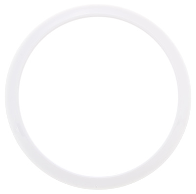 Bass Drum O's 6" White round HW6 sutvirtinimo žiedas
