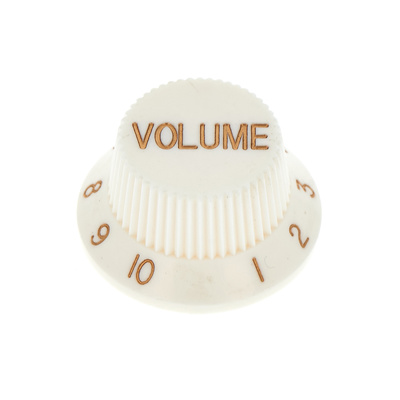 Harley Benton Parts Volume Poti Knob balta gitaros rankenėlė