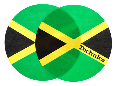 Technics Slipmat Jamaika slipmatas