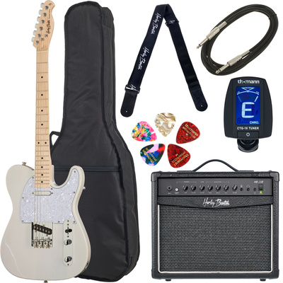Harley Benton TE-30 BE elektrinės gitaros komplektas