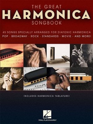 Hal Leonard The Great Harmonica Songbook lūpinės armonikėlės dainynas