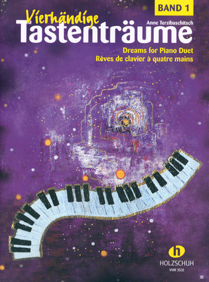 Holzschuh Verlag Vierhändige Tastenträume 1 pianino dainų knyga