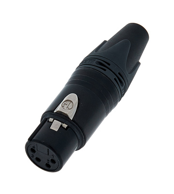 Neutrik NC4 FXX-B 4-polių XLR jungtis  