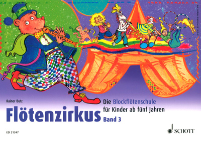 Schott Flötenzirkus 3 fleitos mokykla