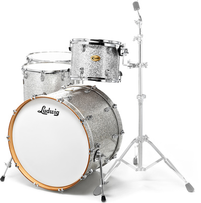 Centennial Moto Set LRC24MX-SS, Centennial Serie Moto Set 4pc Shell Set, Farbe: Silver Sparkle (SS), lackierte Sparkle Kessel, Kesselmaterial: