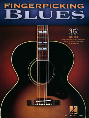 Hal Leonard Fingerpicking Blues akustinės gitaros dainų knyga