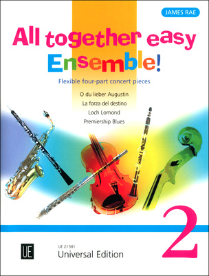 Universal Edition All Together Easy Ensemble 2 literatūra ansambliams