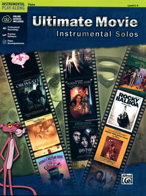 Alfred Music Publishing Ultimate Movie Solos fleitos dainų rinkinys
