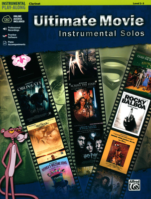 Alfred Music Publishing Ultimate Movie Solos klarneto dainų rinkinys