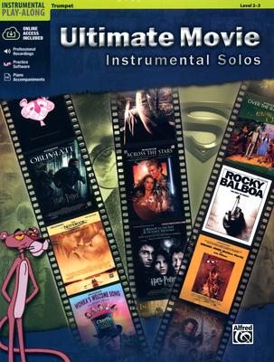 Alfred Music Publishing Ultimate Movie Solos trimitui natų knyga  