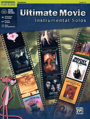 Alfred Music Publishing Ultimate Movie Solos trombono dainų knyga