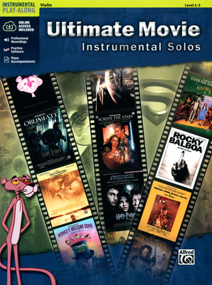 Alfred Music Publishing Ultimate Movie Solos smuiko natų knyga