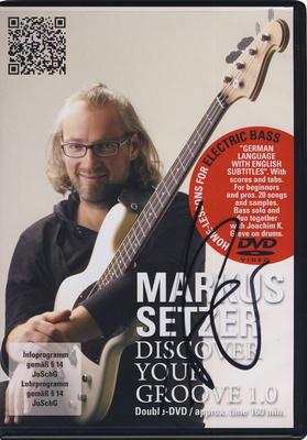 Discover Your Groove 1.0 DVD, Discover Your Groove 1.0 DVD, Mit original Autogramm des Künstlers, E- Bass Kurs für zu Hause, Mit Noten