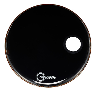 Aquarian 24" Regulator Black bosinio būgno membrana