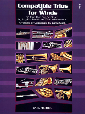 Carl Fischer Compatible Trios tubas dziesmu grāmata
