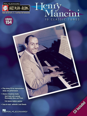 Hal Leonard Jazz Play-Along Henry Mancini džiazo pratimai su fonograma