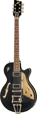 Duesenberg Starplayer TV Black Sparkle pusiau akustinė gitara  