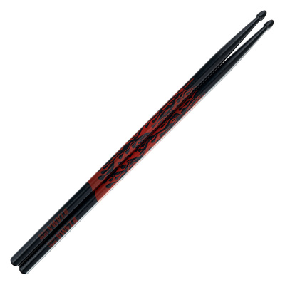 Tama 7A-F-BR Rhythmic Fire -BL./RED būgnų lazdelės