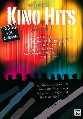 GmbH, Kino Hits Flute: Für Querflöte, Von Vahid Matejko, 12 mittelschwer arrangierte Titel: As Time Goes By (Casablanca), In