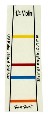 First Frets Violin 1/4 smuiko mokymosi priemonė  