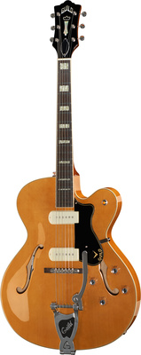 X-175B Manhattan w/Bigsby Hollow Body Archtop Gitarre, Fichten Decke laminiert, Korpus Ahorn laminiert, Korpusstärke 79mm, 3-teiliger Mahagoni