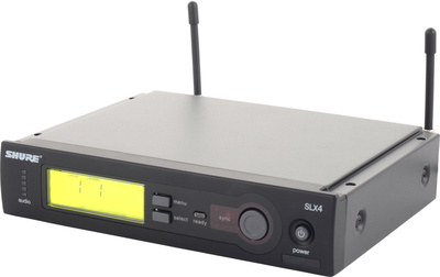 SLX 4 / K3E, UHF Diversity Receiver 9,5"", beleuchtetes Display mit Low-Battery-, Gruppen- und Kanalanzeige, 960 Frequenzen schaltbar,