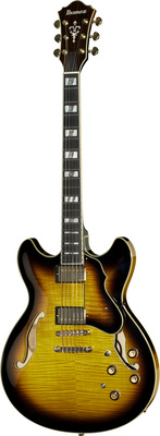 AS153-AYS, E-Gitarre, Artstar-Serie, geflammte Ahorndecke, Boden und Zargen, eingeleimter 3-teiliger Mahagoni/Ahornhals, 628 mm Mensur,