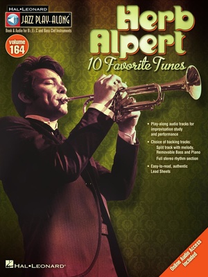 Hal Leonard Jazz Play-Along Herb Alpert džiazo pratimų knyga
