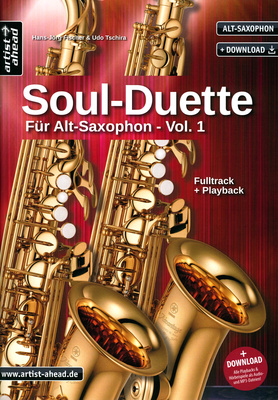 Artist Ahead Musikverlag Soul Duette für Altsaxophone saksofono dainų knygelė