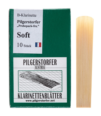 Pilgerstorfer Trial Pack Boehm Clar soft Bb klarneto liežuvėliai (prancūziški)