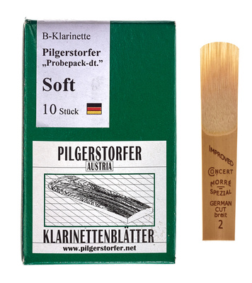 Pilgerstorfer Trial Pack GER minkšti Bb klarneto liežuvėliai