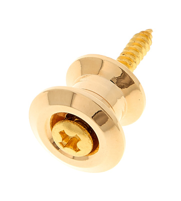 Harley Benton Parts Strap Button Gold gitarų diržo sagtys