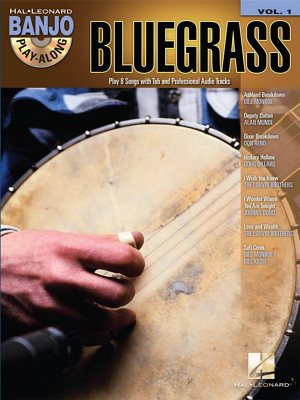 Hal Leonard Banjo Play-Along Bluegrass banjo literatūra