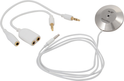 iBoundary, Grenzflächenmikrofon für iPhone, iPad und andere mobile Geräte mit 4-pol Miniklinkenanschluss, Mikrofontyp: Druckempfänger,