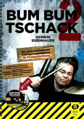 Edition Dux Bum Bum Tschack 2 būgnų mokytojas