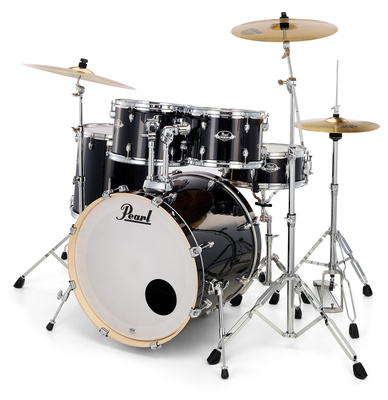 Pearl EXX725BR/C Export Jet Black akustinis būgnų komplektas