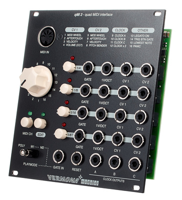 Vermona Modular qMI2 keturguba MIDI sąsaja moduliai 