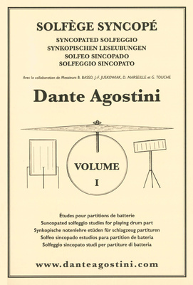 Dante Agostini Solfège Syncope 1 mušamųjų natų literatūra  