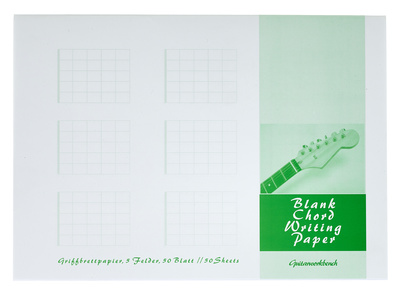 Quercus Blank Chord Notepad A5 natų sąsiuvinis
