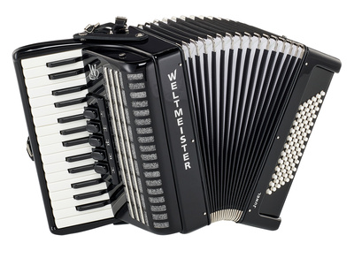 Weltmeister Juwel 30/72/III/5 MT Black pianinis akordeonas