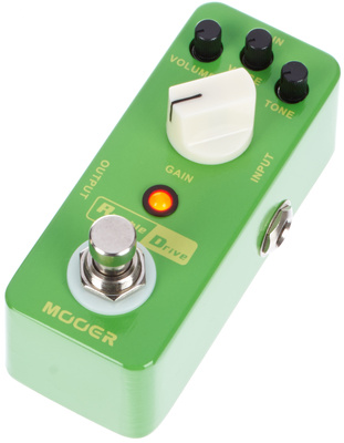 Rumble Drive, E-Gitarreneffektpedal, Overdrive, Regler für: Volume, Tone, Voice und Gain, Echter Bypass, 9V DC Netzteil wird benötigt, Netzteil