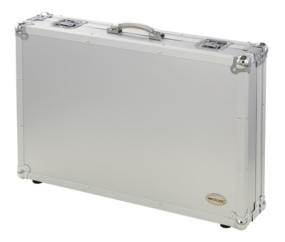 RC 23020SA Effect Pedal Case, langlebige mit ALU Silber bedeckte Oberfläche, Sperrholzgehäuse, Innenbereich mit Klettband abgedeckt,