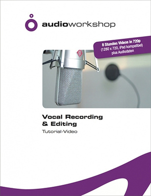 Audio Workshop Vocal Recording Tutorial DVD studijos mokomasis vaizdo įrašas