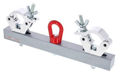 T55750 Traversenabhänge Adapter 500kg silber mit Ringöse, silber, Gewicht 4,0kg, SWL 500,0kg, für 207, 239, 299 & 339mm Traversen, aus