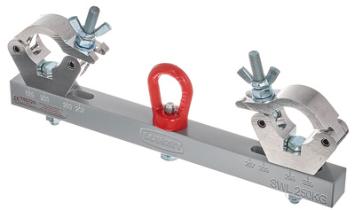 T55720 Traversenabhänge Adapter 250kg silber mit Ringöse, silber, Gewicht 4,0kg, SWL 250,0kg, für 207, 239, 299 & 339mm Traversen, aus